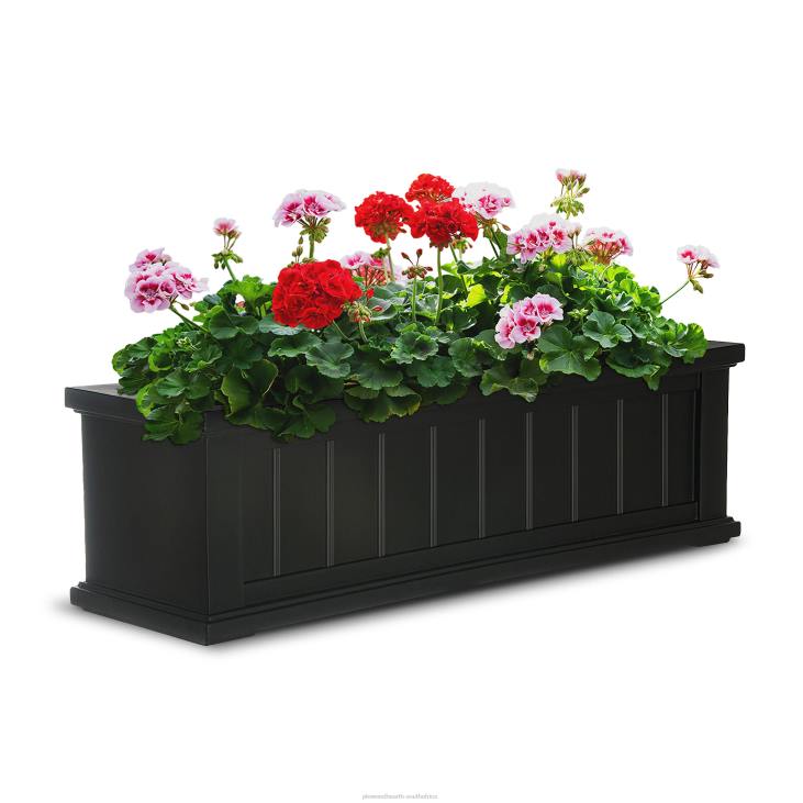 Yard & Garden Plow & Hearth Lexington Self-Watering Window Boxes with Hanging Brackets NFLB925