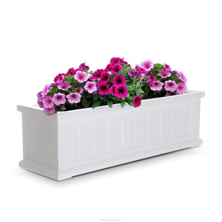 Yard & Garden Plow & Hearth Lexington Self-Watering Window Boxes with Hanging Brackets NFLB925