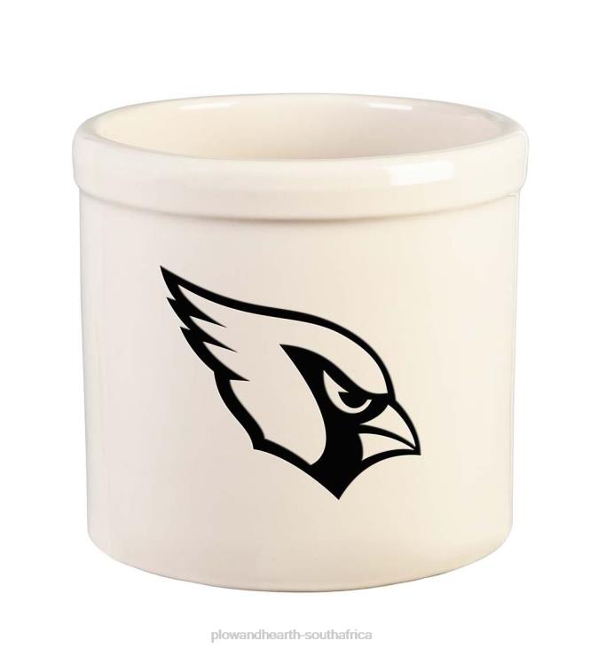 Yard & Garden Plow & Hearth NFL Team Logo Stoneware Crock - Arizona Cardinals NFLB976