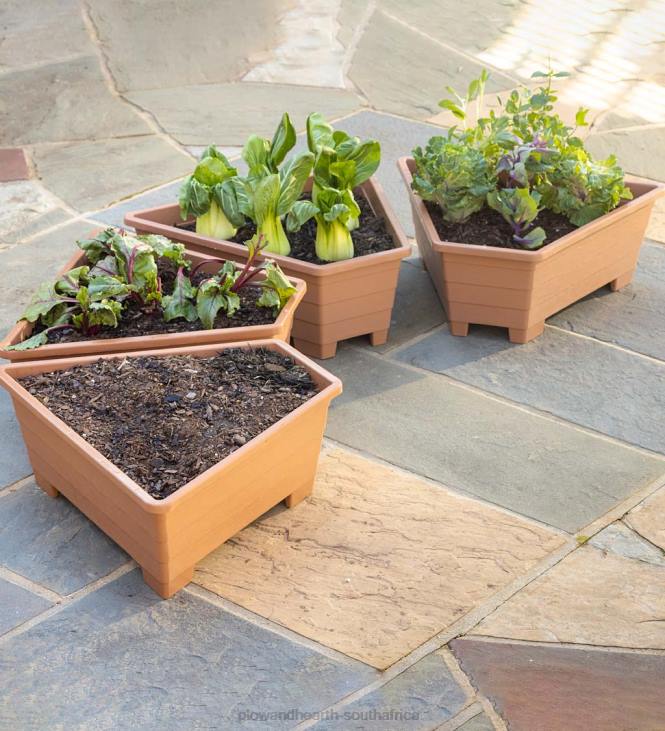 Yard & Garden Plow & Hearth Raised Modular Conversion Planters, Set of 4 NFLB920