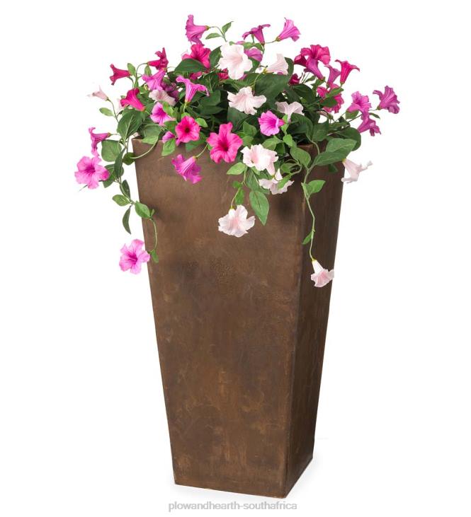 Yard & Garden Plow & Hearth Sussex Frost-Proof Resin Planters In Three Sizes NFLB907