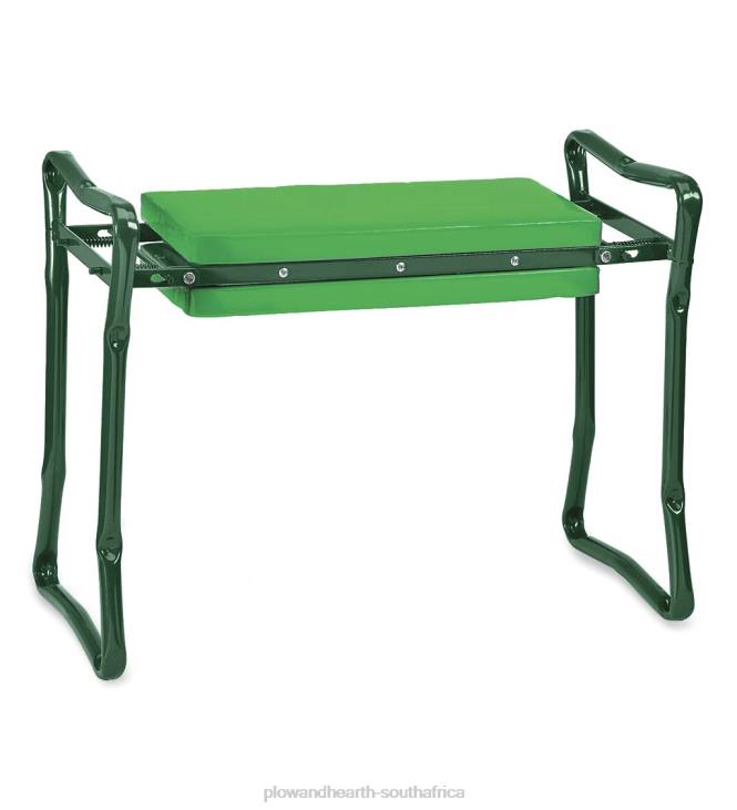 Yard & Garden Plow & Hearth Folding Garden Kneeler/Seat With Foam Pad - Green NFLB984