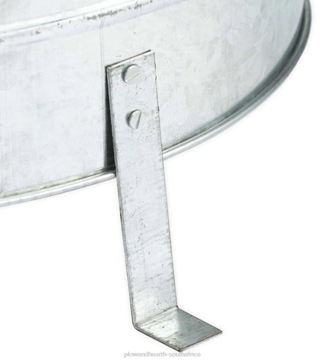 Yard & Garden Plow & Hearth Galvanized Metal Garden/Home Incinerator Waste Can NFLB990