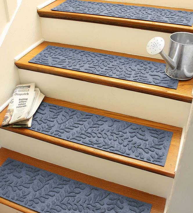 Yard & Garden Plow & Hearth Boxwood Stair Treads - Gray NFLB1009