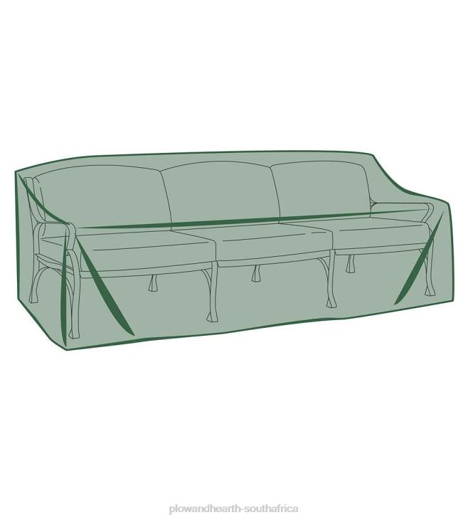 Yard & Garden Plow & Hearth Classic Deep Seat Sofa Cover - Green NFLB1066