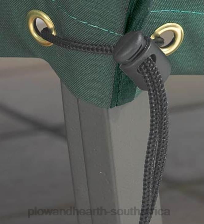 Yard & Garden Plow & Hearth Classic Outdoor Furniture All-Weather Cover for Armchair - Green NFLB1007