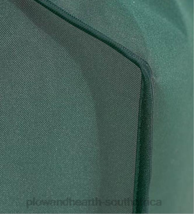 Yard & Garden Plow & Hearth Classic Outdoor Furniture All-Weather Cover for Ottoman - Green NFLB1051