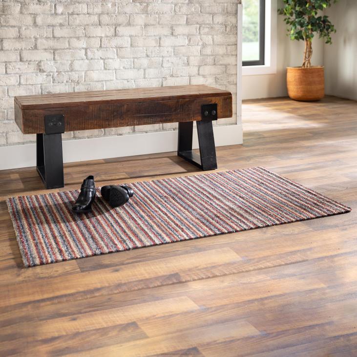Yard & Garden Plow & Hearth Cotton/Microfiber My Mat Dirt Trapping Mud Rug NFLB1018