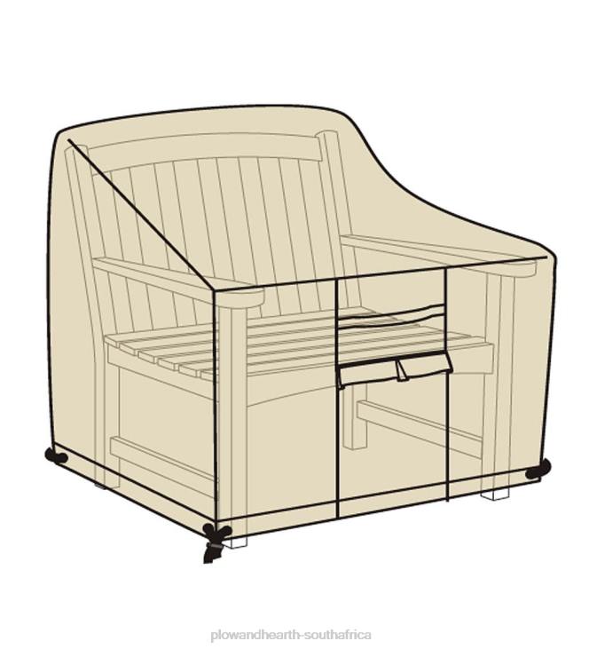 Yard & Garden Plow & Hearth Deluxe Deep Seat Chair Cover - Tan NFLB1010