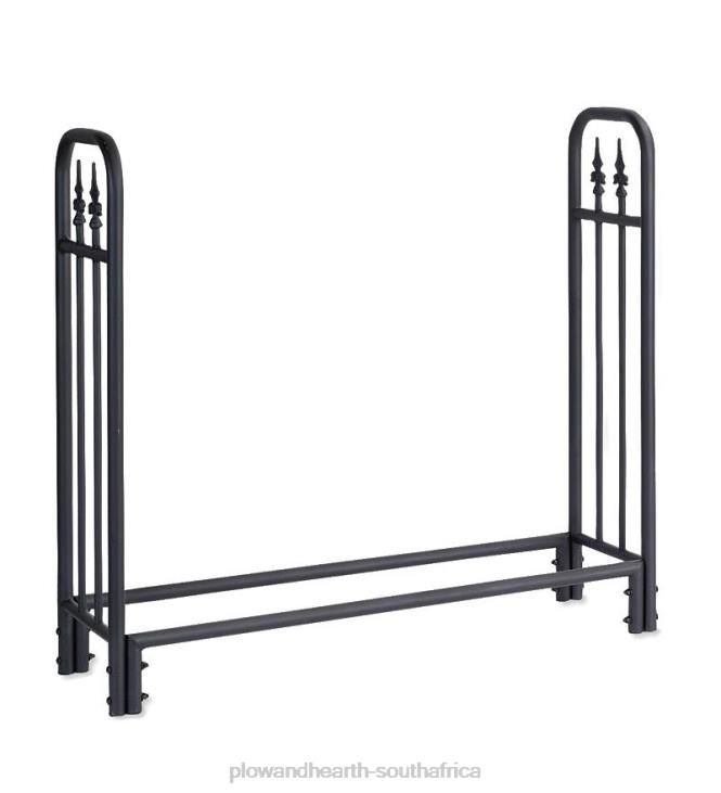 Yard & Garden Plow & Hearth Heavy Duty Steel Wood Rack with Finial Design NFLB1003