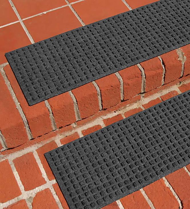 Yard & Garden Plow & Hearth Waffle Stair Treads - Gray NFLB1042