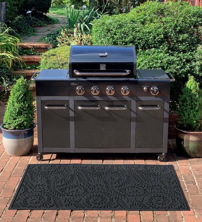 Yard & Garden Plow & Hearth Waterhog Boxwood Grill Mat - Bordeaux NFLB1069