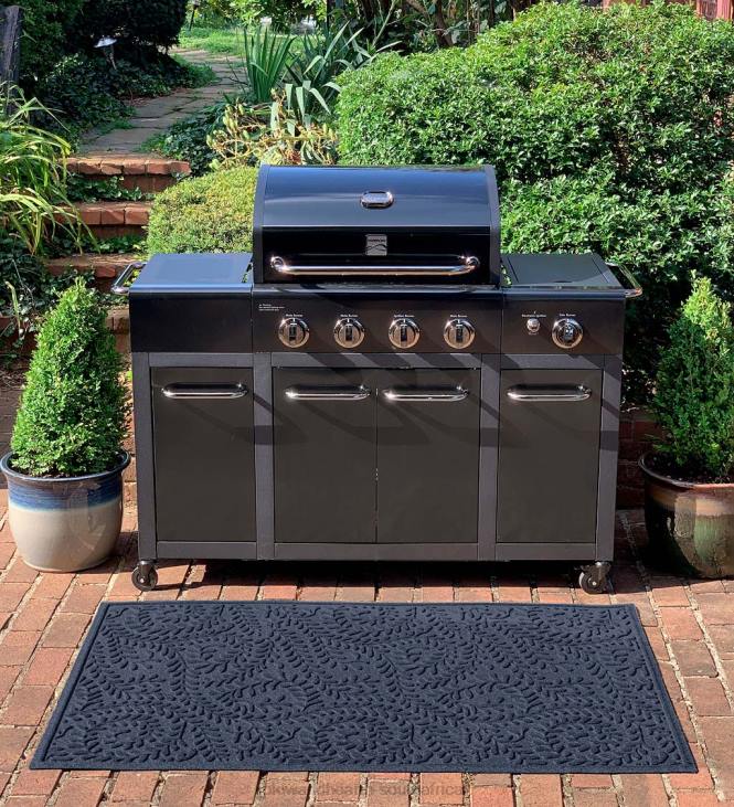 Yard & Garden Plow & Hearth Waterhog Boxwood Grill Mat - Bordeaux NFLB1069