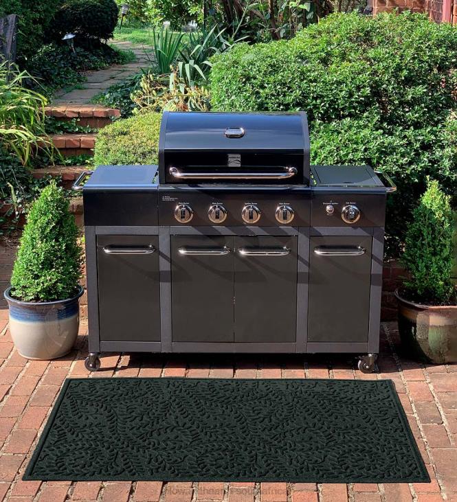 Yard & Garden Plow & Hearth Waterhog Boxwood Grill Mat - Bordeaux NFLB1069