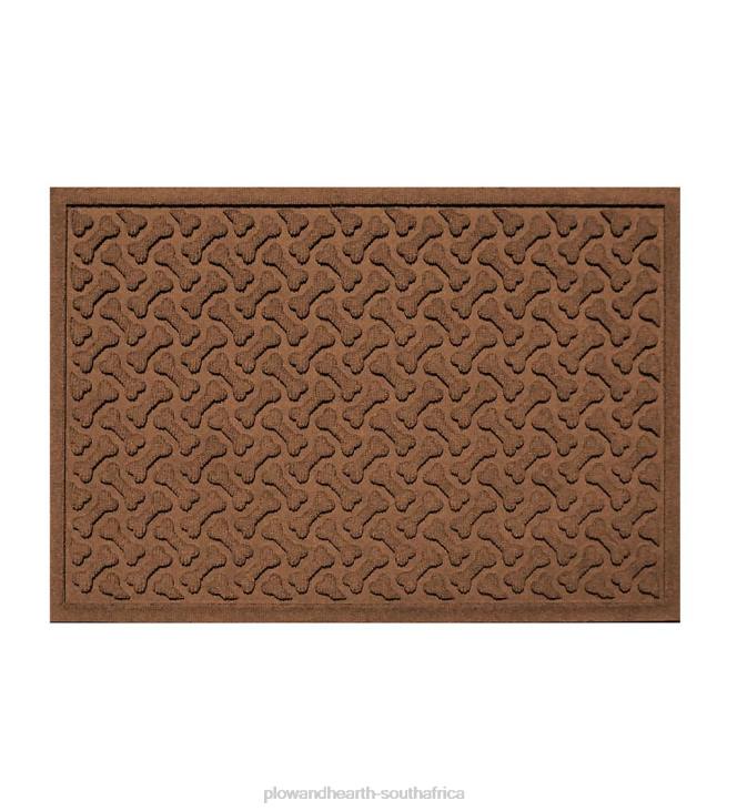 Yard & Garden Plow & Hearth Waterhog Dog Bones Doormat NFLB1060