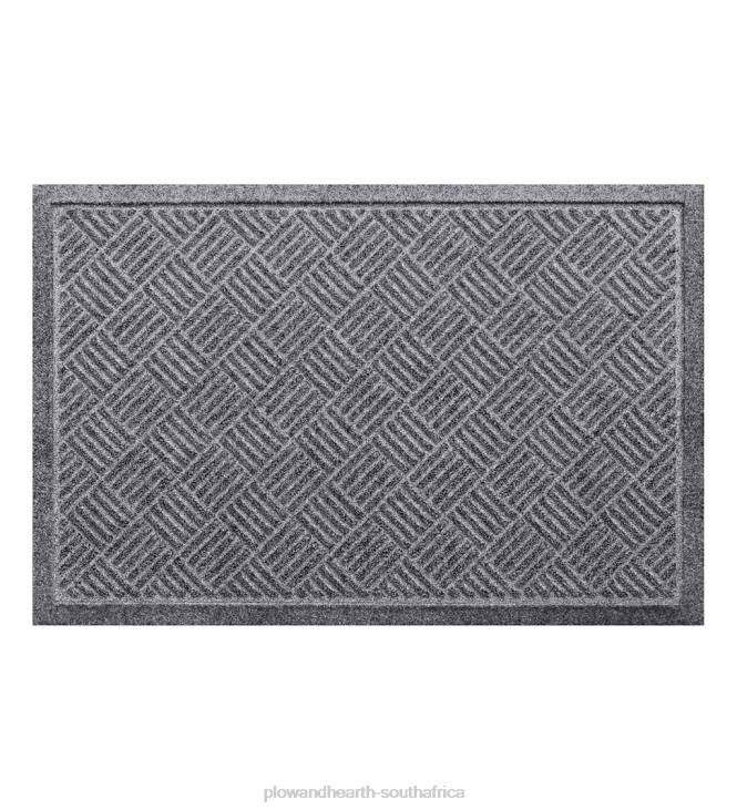 Yard & Garden Plow & Hearth Waterhog Machine Washable Apex Doormat - Cocoa NFLB1046