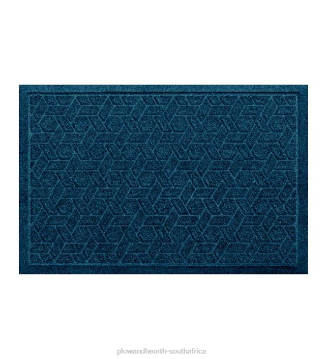 Yard & Garden Plow & Hearth Waterhog Machine Washable Cane Weave Doormat - Granite NFLB1064