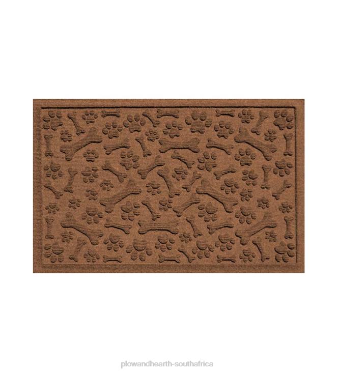 Yard & Garden Plow & Hearth Waterhog Paws and Bones Doormat NFLB1036