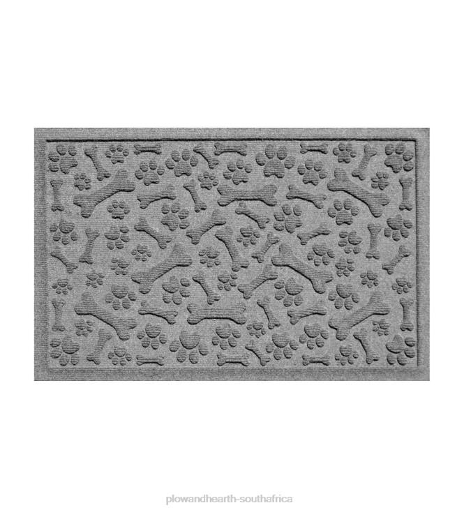 Yard & Garden Plow & Hearth Waterhog Paws and Bones Doormat NFLB1036