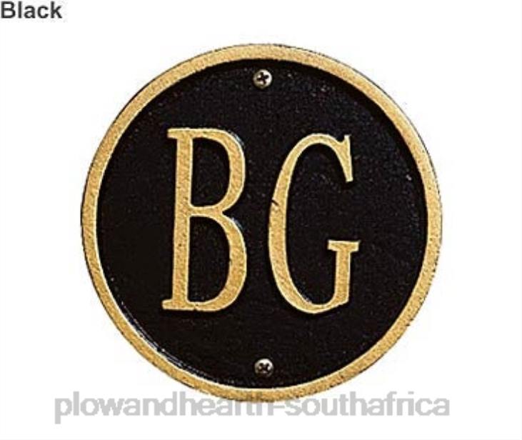 Yard & Garden Plow & Hearth Adirondack Lawn Plaque - BLACK NFLB713