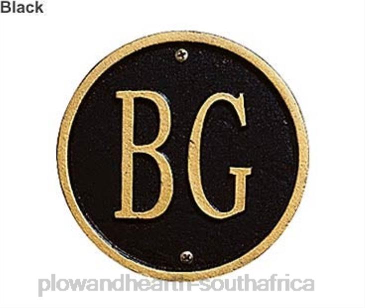 Yard & Garden Plow & Hearth Richmond Vertical Wall Plaque - BLACK NFLB702