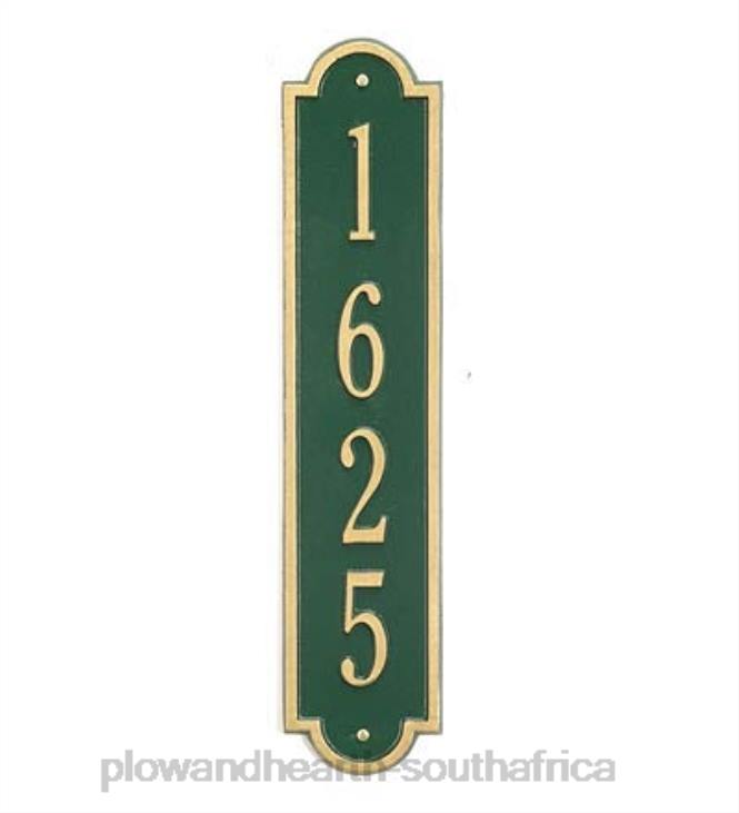Yard & Garden Plow & Hearth Richmond Vertical Wall Plaque - BLACK NFLB702