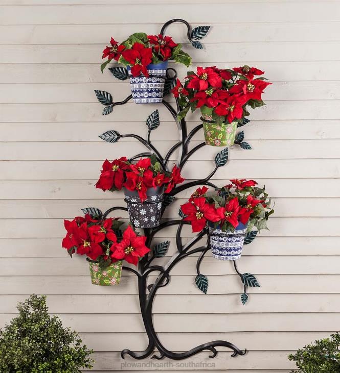 Yard & Garden Plow & Hearth Hanging Tree Trellis with Pot Holders NFLB656