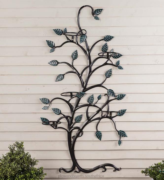 Yard & Garden Plow & Hearth Hanging Tree Trellis with Pot Holders NFLB656