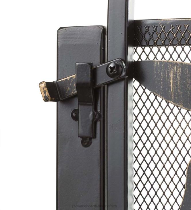 Yard & Garden Plow & Hearth Metal Arched Stand-Alone Garden Gate with Tree of Life Design NFLB661