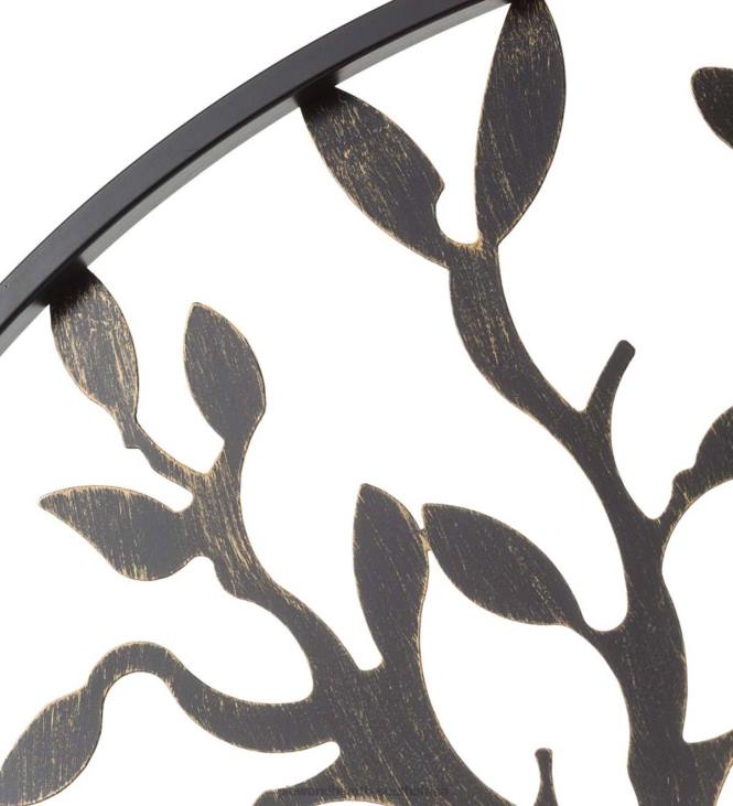 Yard & Garden Plow & Hearth Metal Arched Stand-Alone Garden Gate with Tree of Life Design NFLB661