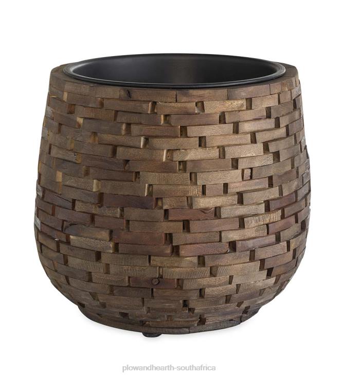 Yard & Garden Plow & Hearth Recycled Acacia Woods Planter Small NFLB997