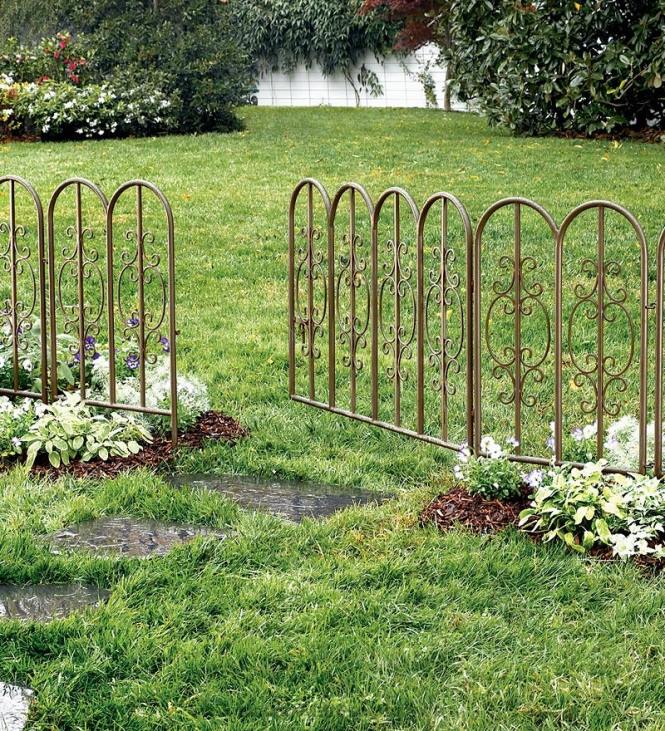 Yard & Garden Plow & Hearth Montebello Iron Garden Fencing NFLB671