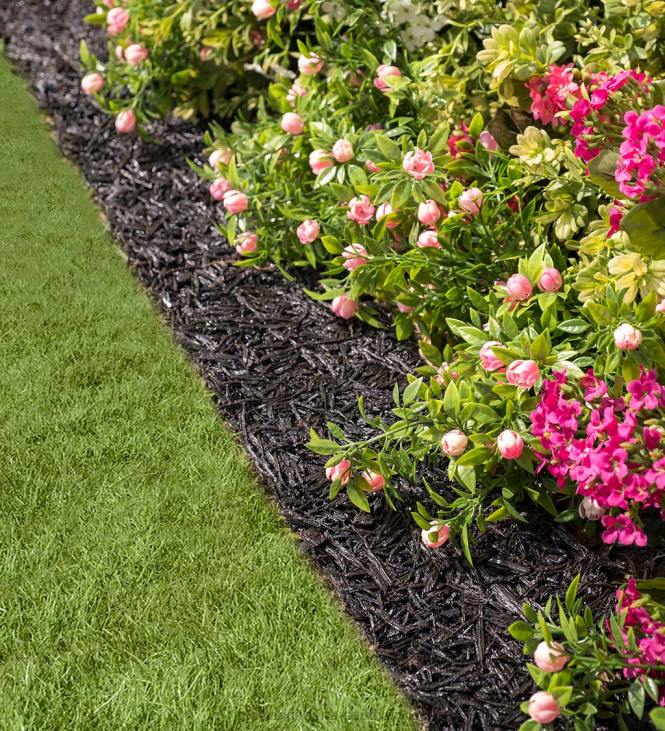 Yard & Garden Plow & Hearth Permanent Mulch Recycled Rubber Border NFLB669
