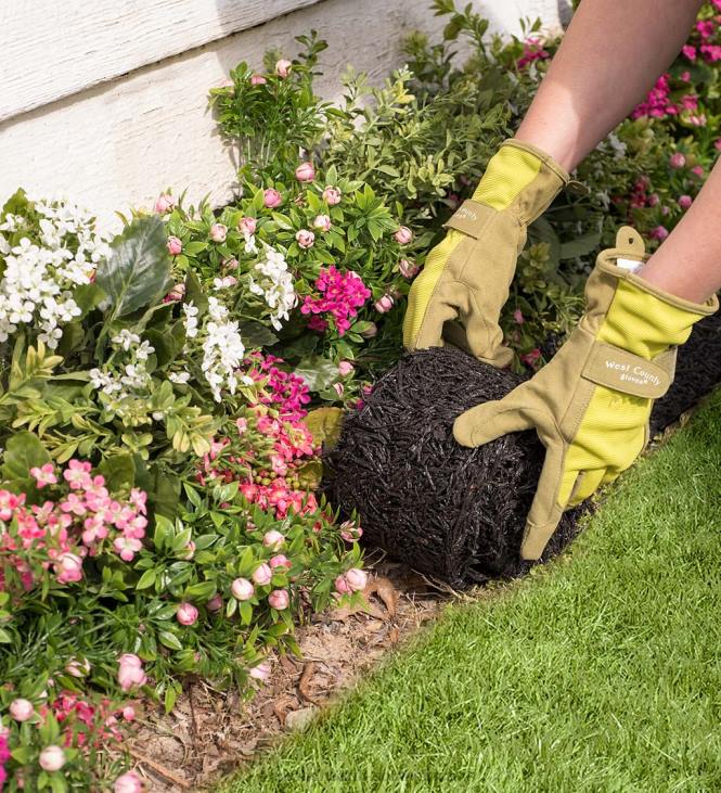Yard & Garden Plow & Hearth Permanent Mulch Recycled Rubber Border NFLB669