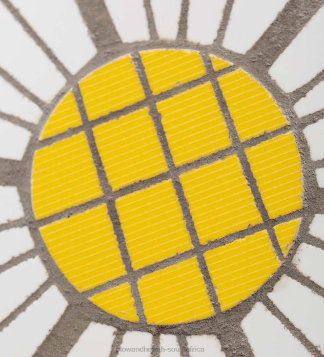 Yard & Garden Plow & Hearth Mosaic Stepping Stone - Yellow NFLB691