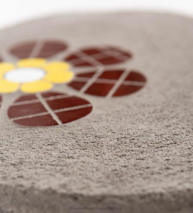 Yard & Garden Plow & Hearth Mosaic Stepping Stone - Yellow NFLB691